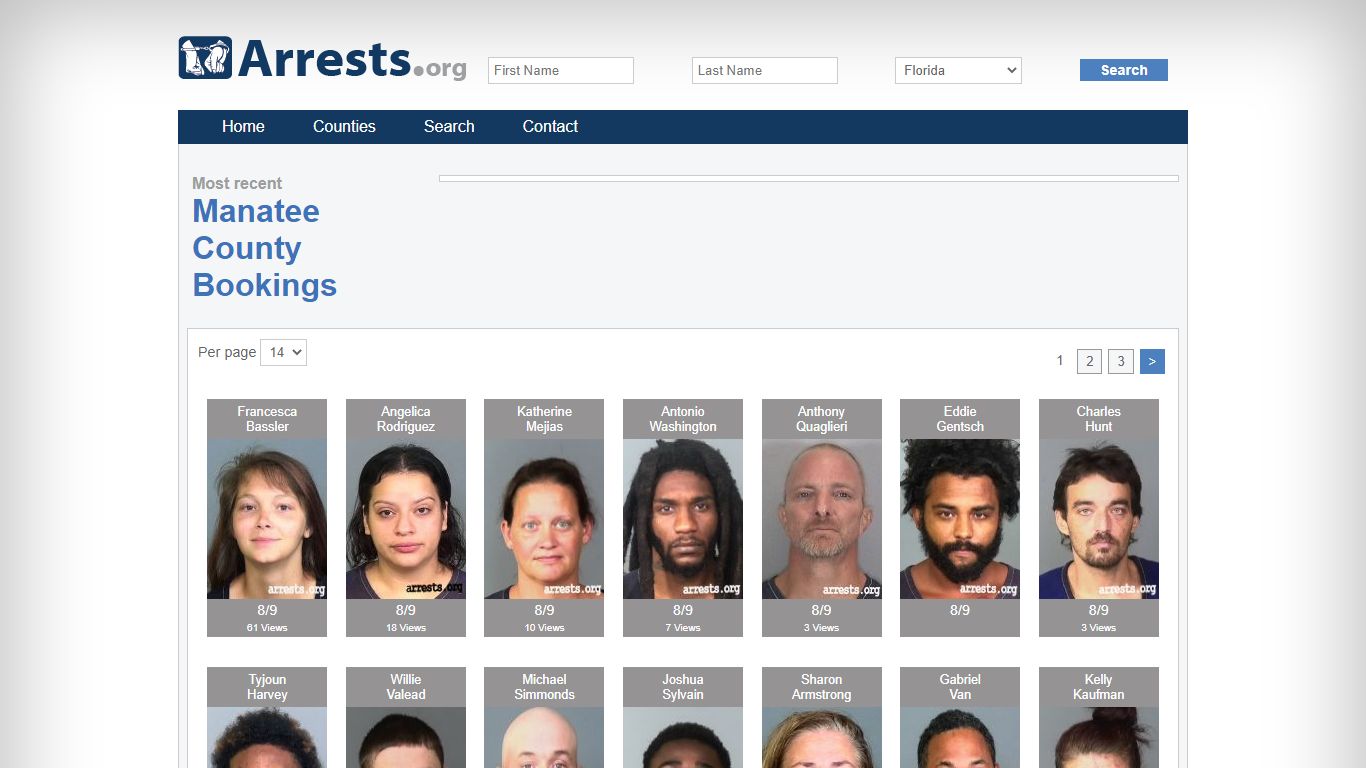 Manatee County Arrests and Inmate Search